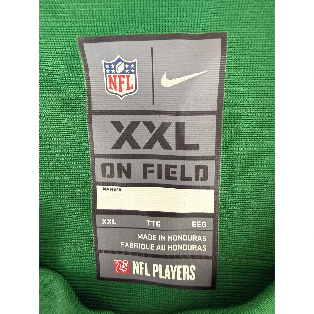Nike Football Jersey Mens XXL Green Sauce Gardner New York Jets 1 NFL On Field